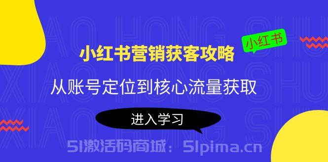 小紅書(shū)營(yíng)銷(xiāo)獲客攻略：從賬號(hào)定位到核心流量獲取，爆款筆記打造[新媒體運(yùn)營(yíng)]